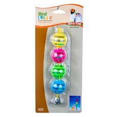 Bird LIFE Geo Ball附鈴鐺鳥用玩具, 1個