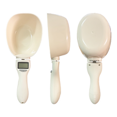 【毛皇上】寵物用品 電子秤飼料勺 秤重湯匙 飼料秤 寵物勺子 電子湯匙 貓狗飼料秤 寵物飼料秤【WOWWOW】, 1個, 單一商品