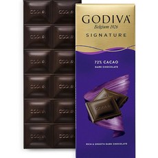 GODIVA 招牌72%可可黑巧克力, 1個, 90g