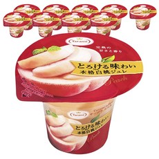 Tarami 達樂美 白桃果凍, 10個, 210g