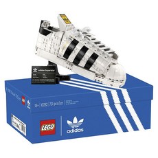 LEGO 愛迪達Superstar經典球鞋模型10282, 1個, 混色