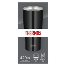 THERMOS 膳魔師 真空隔熱保溫保冷杯 JDW-420C, 1個, 420ml, 黑色