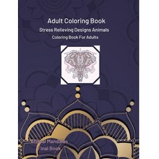 Animals Mandala: Coloring Book For Adults 平裝版, Rusan Adrian, 英文