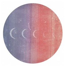 manduka Iqua Eco 圓形 3 毫米瑜珈墊, 露娜日出