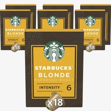 STARBUCKS 星巴克 金色濃縮咖啡烘焙6膠囊咖啡, 7個, 18入