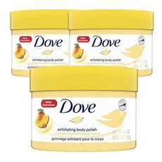 Dove 多芬 去角質磨砂膏 碎杏仁＆芒果油, 3個, 298克