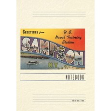 (英文圖書) Vintage Lined Notebook Greetings from Sampson New York 平裝版, Found Image Press, 英文