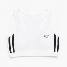 LOVETOXIC 女童款配色線條可拆式胸墊背心胸衣