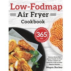 (英文圖書) Low-Fodmap Air Fryer Cookbook: 365-Day Delicious Gluten-Free Allergy-Friendly Air Fryer Reci... 精裝版, GED Hide, 英文