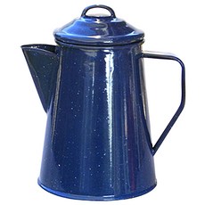 搪瓷咖啡過濾器咖啡機 1.9L, 1個, 藍色