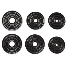 FOX RUN 烘焙模具 6 件套, 1個, 黑色的