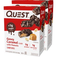 QUEST NUTRITION 烤焦糖花生巧克力, 16包, 21g