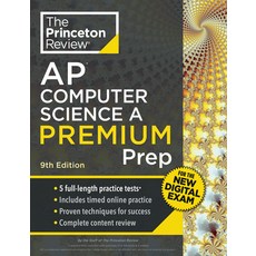 (英文圖書) Princeton Review AP Computer Science a Premium Prep 9th Edition: 5 Practice Te... 平裝版, 英文