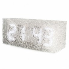 Miyavie 發條式桌上型時鐘 297g, 白色