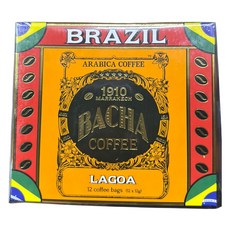 BACHACOFFEE 拉戈阿濾掛咖啡禮盒, 1盒, 12包, 12g