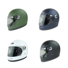 Ninja 全罩式安全帽 復古樂高帽, 平墨綠