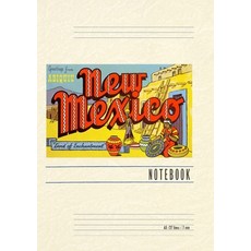(英文圖書) Vintage Lined Notebook Greetings from Abiquiu New Mexico 平裝版, Found Image Press, 英文