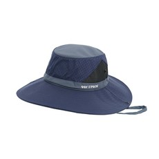 ORIA歐莉亞精品 登山撞色紳士型休閒帽 透氣遮陽休閒帽, 丈青+灰藍