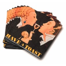 true 祝酒設計餐巾紙 20 張, 混色, 1包