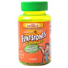 FLINTSTONES 綜合維他命軟糖, 1罐, 60顆