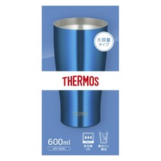 THERMOS 膳魔師 不鏽鋼真空斷熱保溫保冷杯 JDY-600C, 1個, 海藍色