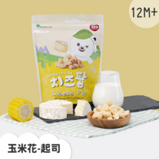 RENEWALLIFE 韓爸田園日記 玉米花起司米餅 寶寶點心 25g 12個月以上適用, 1個, 玉米花－起司