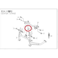 少年家 PGO 摩特動力 原廠 彪虎150 中柱橡皮 摩托車中柱緩衝橡膠 原廠零件, 1個