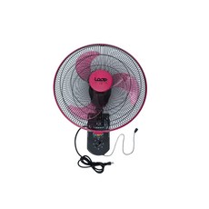 LOOP-立夏 18吋壁扇/壁掛扇/電風扇 - 台灣製現貨保固24個月, 紅色