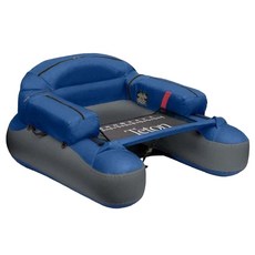 CLASSIC ACCESSORIES 舒適充氣躺椅, 1個, 黑+藍