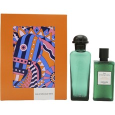 HERMES 愛馬仕 Eau Dorange Verte橘綠之泉古龍水 100ml+二合一洗髮沐浴膠 80ml禮盒組, 1個