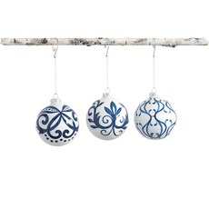 Sullivans 件捲軸裝飾樹裝飾球, 混色