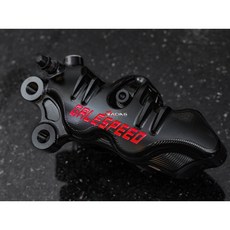 GALESPEED 對四卡鉗 黑底紅字 BREMBO CNC對四