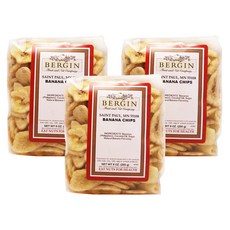 BERGIN Fruit and Nut Company 香蕉脆片, 3包, 255g