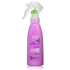 alba BOTANICA 兒童熱帶水果防曬乳噴霧 SPF40, 1瓶, 118ml