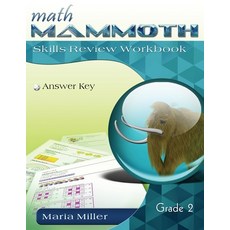 (英文圖書)Math Mammoth Grade 2 Skills Review Workbook Answer Key 平裝版, Math Mammoth, 英文