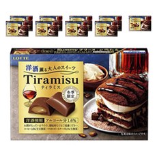 LOTTE 樂天 提拉米蘇洋酒巧克力, 10個