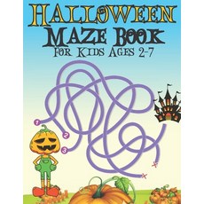 (英文圖書) Halloween Maze Book For Kids Ages 2-7 平裝版, Independently Published, 英文