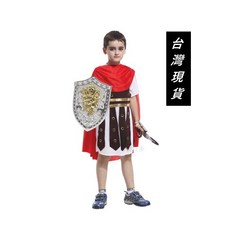 瘋狂派對 兒童羅馬戰士服裝 萬聖節變裝派對服飾 XL