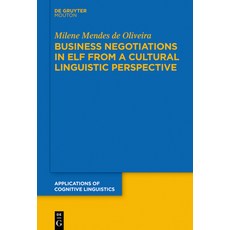 (英文圖書) Business Negotiations in Elf from a Cultural Linguistic Perspective 精裝版, Walter de Gruyter, 英文