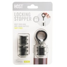 HOST 主機鎖定塞子 2 件套, 1個, 黑色