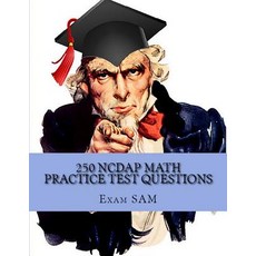 (英文圖書) 250 NCDAP Math Practice Test Questions: Study Guide for the NC DAP North Caroli... 平裝版, Exam Sam Study AIDS and Media, 英文
