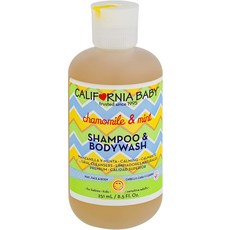 CALIFORNIA BABY 加州寶寶 孩童洗髮沐浴露 洋甘菊薄荷香, 1瓶, 251ml