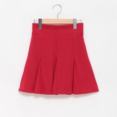LOVETOXIC 女童款涼感後鬆緊喇叭短裙附襯褲