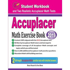 (英文圖書) Accuplacer Math Exercise Book: Student Workbook and Two Realistic Accuplacer Ma... 平裝版, Effortless Math Education, 英文