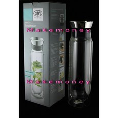 alfi愛麗飛 flowMotion 雙層玻璃冷水壺 德國國家設計獎 冷熱皆宜 簡約時尚, 透明, 1個, 750ml
