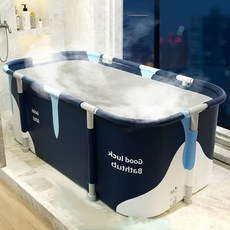 輕量免組裝一體成型折疊浴桶 加大折疊澡盆 戲水池 兒童浴盆 摺疊泡澡桶 浴缸 成人洗澡桶, 【需組裝】120x55x50CM-沐雲居, 1個