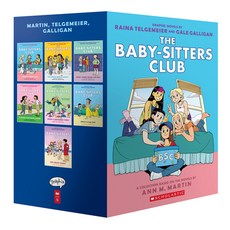 (英文圖書) The Baby-Sitters Club Graphic Novels #1-7: A Graphix Collection Boxed Set, 英文, 盒裝套書