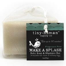 TINYHUMAN 孩童二合一洗髮潔膚皂 無香, 113g
