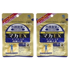 KOBAYASHI 小林製藥 Maca瑪卡高麗人參保健食品, 2個, 60片