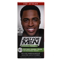 JUST FOR MEN 男用色染髮劑, 1個, H-60 鐵灰黑